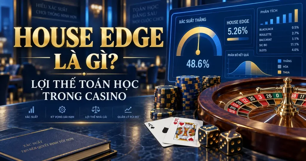 House Edge là gì - lợi thế toán học trong casino