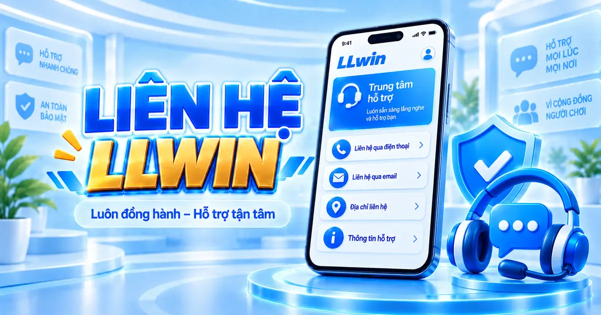 Giao diện minh họa trung tâm Liên Hệ LLWIN